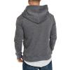 Maiyifu-GJ Men's Solid Color Sport Fleece Hoodie Casual Long Sleeve Henley Sweatshirt Slim Hooded Pullover With Kanga Pocket (Dark Grey,Large) view 2