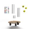 The Impossible Shot - Target Game with Rolling Wood Base view 2
