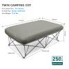 KAMPKEEPER Camping Cot,Camping Cots for Adults,Folding Camping Cot with Inflatable Air Mattress and Carry Bag,for Outdoor Travel Camp Beach Vacation (not Included The Airpump) view 3