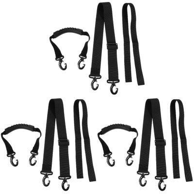 INOOMP 9pcs Ski Boot Carrier Straps Shoulder Straps for of Ski Boots and Ice Skates Comfortable Design for Boys and Girls and Adults