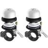 Bicycle Bell for Apple AirTag, Stouchi AirTag Bike Mount GPS Tracker Waterproof Classic Brass Holder Hides Air Tag Under Bike Bell Anti-Theft Fits 0.87 to 1 Inch Bicycle Handlebars White view 1