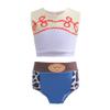 HIHCBF Jessie Princess Two-Piece Tankini Swimsuits for Girls Swimwear Surf Beach Summer Swimming Bikini Set 5-6T view 1