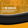 Olympic Barbell EZ Bar Curl Bar 4ft/5ft/7ft for 2 Inch Weight Plates, Perfect for Home Fitness (300lb/330lb/400lb/700lb/1000lb/1500lb) (Black-15lb) view 3