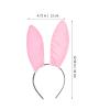 4PCS Plush Bunny Headband, Rabbit Hairbands Cloth Bunny Ears Halloween Christmas Party Accessories view 2