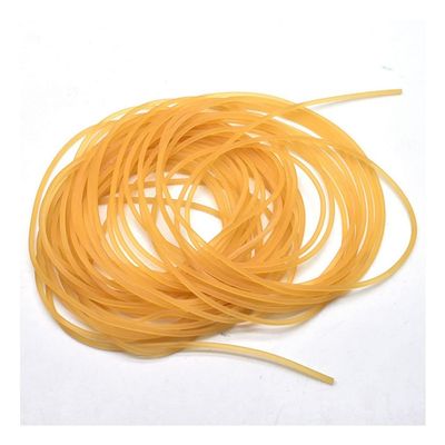 1pcs 10m 2mm Outdoor Elastic Rubber Band | For Fishing Shooting Slingshot Replacement | 1:7 Times Stretching Ratio | Latex Rope (Color : Apricot)