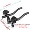 Bike Aero Bars Bike Armrests Handlebar Adjustable for Mountain Bike (Fit Bar of Diameter 1-1.3 in) view 3
