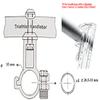 Bike Aero Bars Bike Armrests Handlebar Adjustable for Mountain Bike (Fit Bar of Diameter 1-1.3 in) view 4