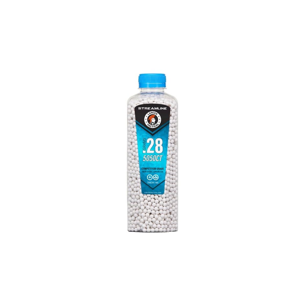 Lancer Tactical Polished Outdoor Field Tracer Airsoft BBS 0.20g-0.32g-Competition Grade, Made in Taiwan, 5050 Count