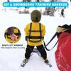 Gatuida Nylon Plastic Kids Ski Harness Adjustable Shoulder Back Strap Skiing Training Belt for Kids view 3