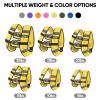 APEXUP 30lbs Weighted Vest Men Women, Weight Vest for Women Workout Equipment for Strength Training Running (Yellow) view 3