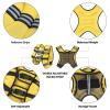 APEXUP 30lbs Weighted Vest Men Women, Weight Vest for Women Workout Equipment for Strength Training Running (Yellow) view 4