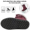 HARENCE Girls Boys Snow Boots: Comfortable Warm Fur Lined Toddler Winter Boot Hook Loop Outdoor Waterproof Slip on Boots for Kids view 4