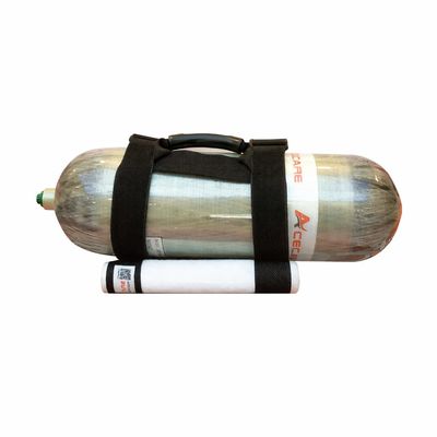 Acecare 6.8L/9L/12L PCP Air Tank Strap Adjustable Portable Handle Scuba Diving Carrier Carbon Fiber Cylinder Holder
