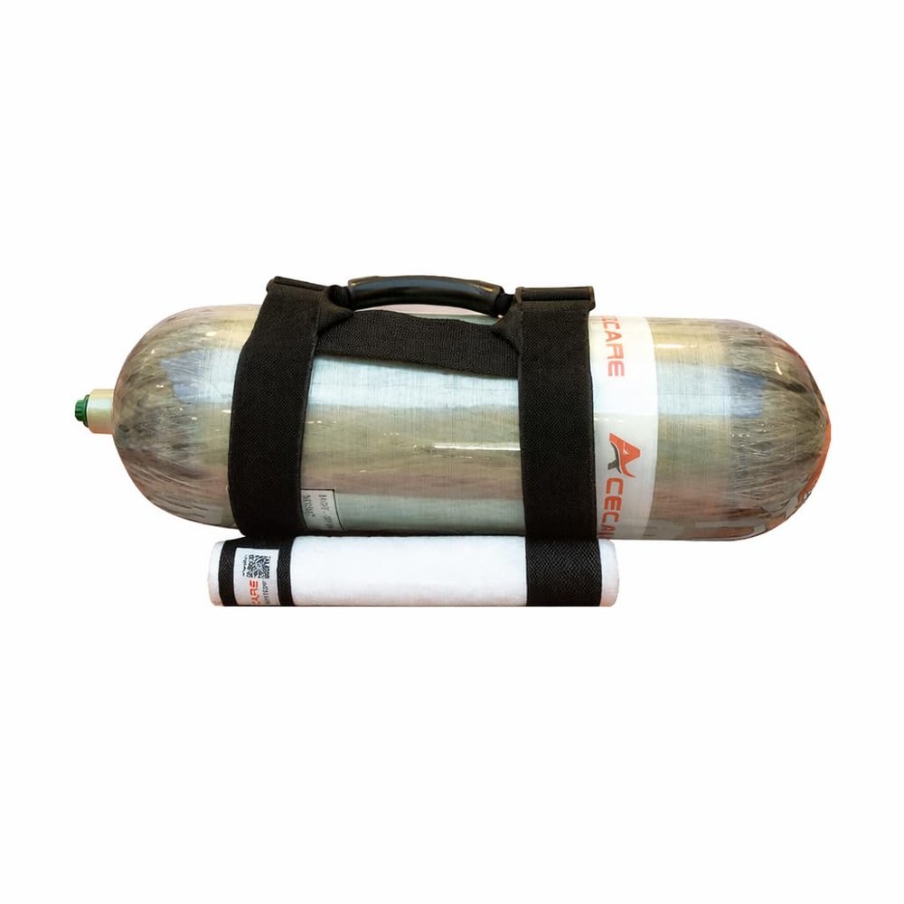 Acecare 6.8L/9L/12L PCP Air Tank Strap Adjustable Portable Handle Scuba Diving Carrier Carbon Fiber Cylinder Holder