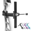 Archery Recurve Bow Target Sight Adjustable Bow Sight with Ring and Single Fiber Optical Pin T Shape Archery Sights for Recurve Bows Target Practice (Black) view 1