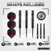 Winmau Solaris Pro 21g Steel Tip Darts Set view 2
