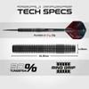 Winmau Solaris Pro 21g Steel Tip Darts Set view 4