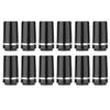 12pcs/Pack Custom Black Tip 0.355 Golf Ferrules for Taper Tip Iron Wedge (Lower Ring) view 2