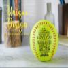 CybGene Softball Gifts for Girls Daughter from Dad Mom Parents for Birthday Graduation Christmas, Printed Softball Ball 12" - to My Daughter view 3