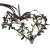 MOSTORY Black Green Antler Crown - Renaissance Faire Costume for Women Fairy Forest Headpiece Woodland Elf Crown for Women Ren Faire Halloween Cosplay Photo Shoot Accessory view 1