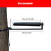 DYK&NX Portable Wing Chun Wooden Dummy, Rotating Target Martial Arts Training, 360 with Rotating Flexible Arm, for Tree Telephone Pole Kung Fu Training view 2