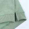Toddler Boys Girls Pullover Fleece Sweatshirt Children's Solid Winter Sweater Top Coat Girls Tunic (Green, 9-12 Months) view 2
