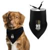 American Yellow Flag 911 Dispatchers Dog Bandanas Pet Halloween Costumes for Dogs Cats Pet Triangle Pet Bandanas Scarf Bibs Accessories view 1