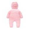 Newborn Infant Baby Girls Boys Winter Warm Snowsuit Bear Ears Hooded Jumpsuit Down Coat Romper (Pink, 12-18 Months) view 2