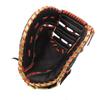 HI-Gold Basic Customer BSG-165F Softball Soft Catcher Mitt Left Throw RH Black x Red Orange view 2