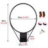 Kunovo Basketball Hoop Wall-Mounted Basketball Hoop Outdoor, Rustproof Basketballs Goal System, Adjustable Sport Toys for Tree/Pole/Pillar, Easy to Install (Size : Small) view 2