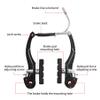 Gashwer Complete Bike Brakes Set, Universal Bike Front and Rear MTB Brake, Inner and Outer Callipers Cables Lever Kit with Multi-Tool Wrenches Black White view 3