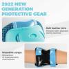 BOSONER Knee Pads for Kids Roller-Skating - Adjustable Protective Gear Set Knee Elbow Pads Wrist Guards for Bike Cycling Skateboarding Scooter Gifts 3-7/8-14 Years Boys Girls(Blue) view 4