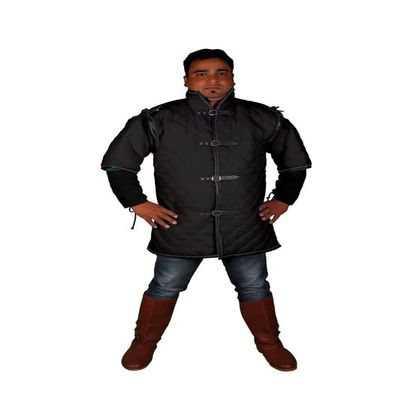 THE MEDIEVALS Thick Padded Gambeson Coat Aketon half Length Jacket Armor Costumes Dress SCA