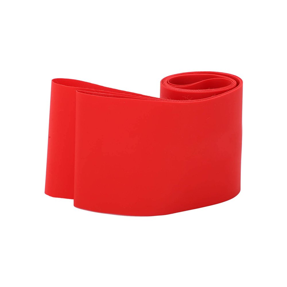 BORDSTRACT Bicycle Rim Strips, 26" x 80mm Stretchy PVC Bike Tire Liner Tape, Anti Puncture Bike Tube Protector Wheel Liner, Inner Tube Cushion for Mountain Bike 26 Inch Tires(Red)