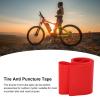 BORDSTRACT Bicycle Rim Strips, 26" x 80mm Stretchy PVC Bike Tire Liner Tape, Anti Puncture Bike Tube Protector Wheel Liner, Inner Tube Cushion for Mountain Bike 26 Inch Tires(Red) view 3