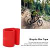 BORDSTRACT Bicycle Rim Strips, 26" x 80mm Stretchy PVC Bike Tire Liner Tape, Anti Puncture Bike Tube Protector Wheel Liner, Inner Tube Cushion for Mountain Bike 26 Inch Tires(Red) view 4