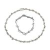 BAIRU Gothic Punk Brambles Necklace, Barbed Wire Link Chain Choker view 4