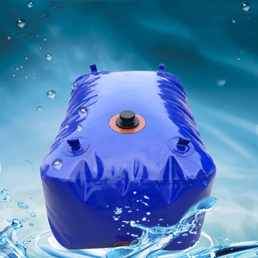 Water Storage Bladder 1000L, Collapsible Water Bladder Tanks, Water Storage Bag for Hiking, Large Capacity Water Storage Container Outdoor Folding Water Bag, Portable Emergency Water Storage Tank