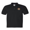 ALLNTRENDS Smokey Bear Men's Polo T Shirt Embroidered U.S. Forest Service Shirt (XL, Black) view 1