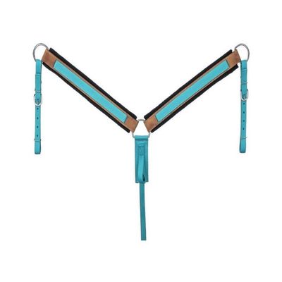 Tough 1 Premium Nylon Breastcollar Turquoise