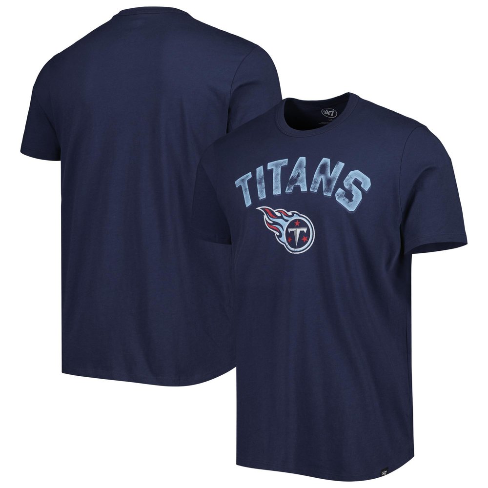47 Men's Navy Tennessee Titans All Arch Franklin T-Shirt