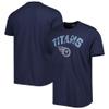 47 Men's Navy Tennessee Titans All Arch Franklin T-Shirt view 1
