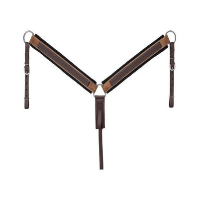 Tough 1 Premium Nylon Breastcollar Brown