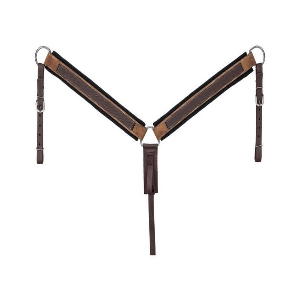 Tough 1 Premium Nylon Breastcollar Brown