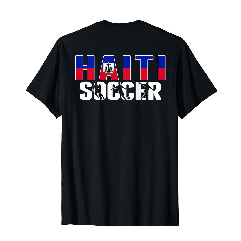 Haiti Soccer Lovers Jersey - Haitian Flag Football Players T-Shirt