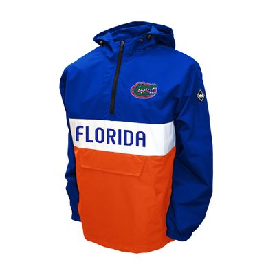 Franchise Club Mens NCAA Alpha Anorak Jacket(Florida Gators, Medium), Blue (1810FLA)