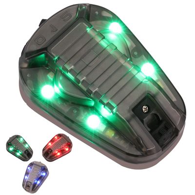 Phoking Tactical Marker Helmet Light Survival Signal Light Military Identification and Visible LED Helmet Strobe Military IFF for Outdoor Sports