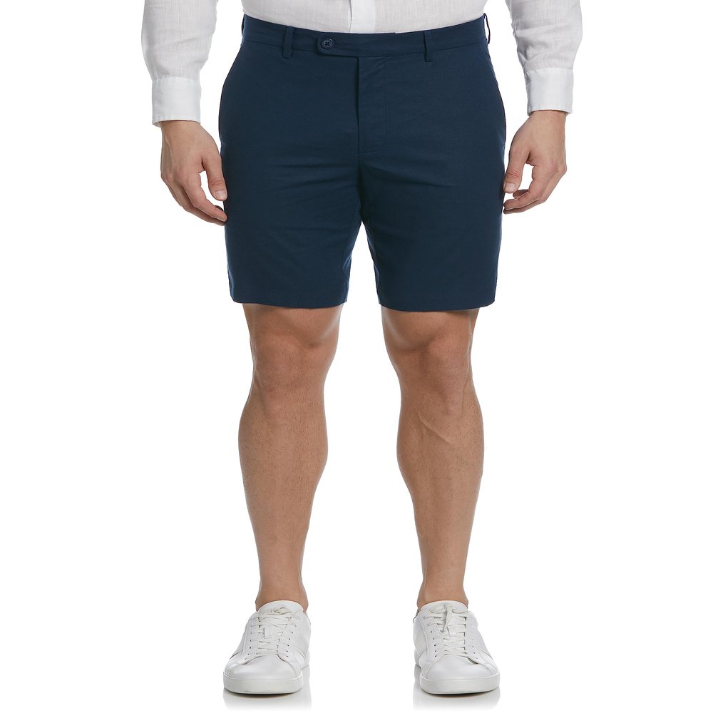 Cubavera Men's Ff L/V/E 9" Short, Dress Blues, 30