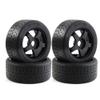 4pcs 100mm Pre-Mounted Wheels Tires 2.9 5-Spoke 17mm Hex 42 Wide for Arrma Felony Infraction 6S BLX Typhon 3S 6S MEGA550 Limitless Roller Upgrade Parts view 1