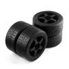 4pcs 100mm Pre-Mounted Wheels Tires 2.9 5-Spoke 17mm Hex 42 Wide for Arrma Felony Infraction 6S BLX Typhon 3S 6S MEGA550 Limitless Roller Upgrade Parts view 2